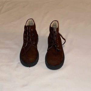 Elefanten Brown Nubuck Lace Up Boots